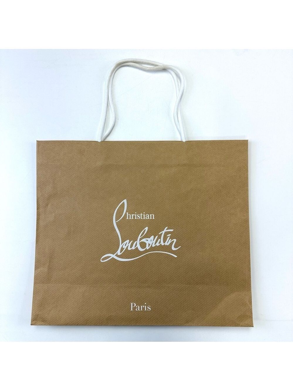 Christian Louboutin Kraft shopper red lined